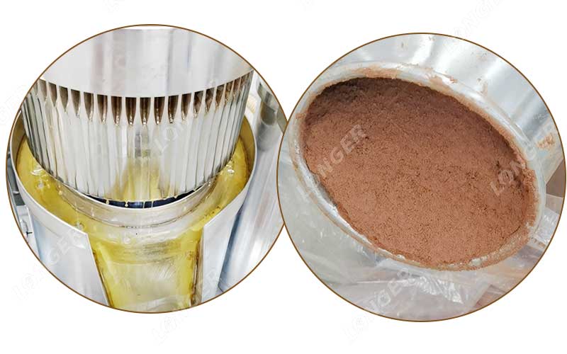 Cocoa Pressing and Powder Grinding